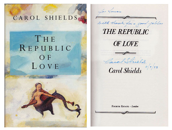 The Republic of Love by Shields, Carol